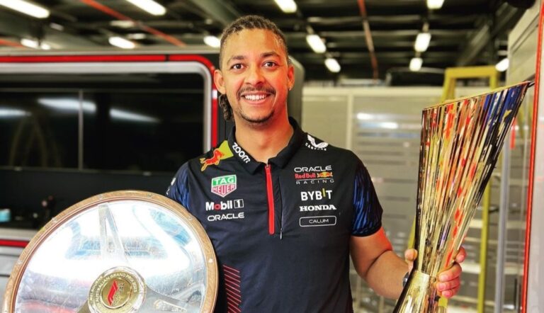 Who is Calum Nicholas? The Senior Power Unit Assembly Technician at Red Bull Racing